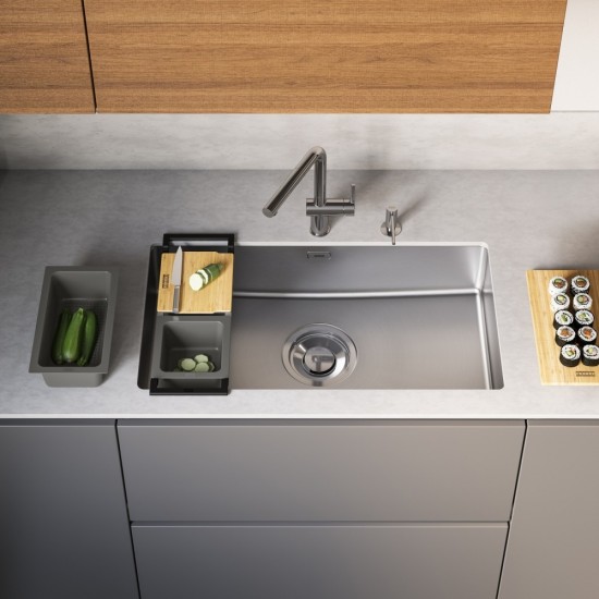 Franke Maris Quiet MQX 110-82 Inox Evye