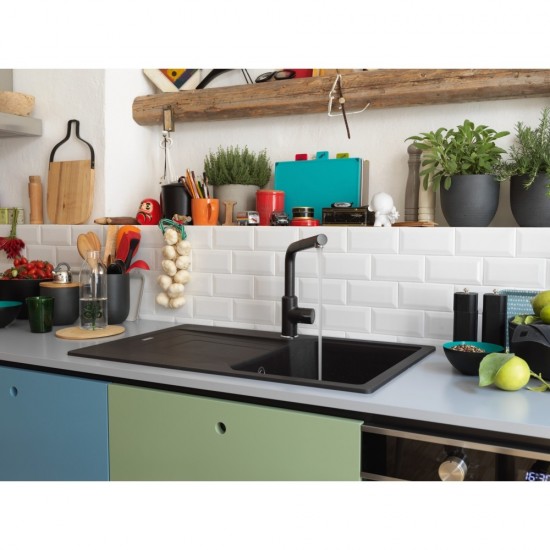 Franke Urban Doccia Spiralli Nero Armatür