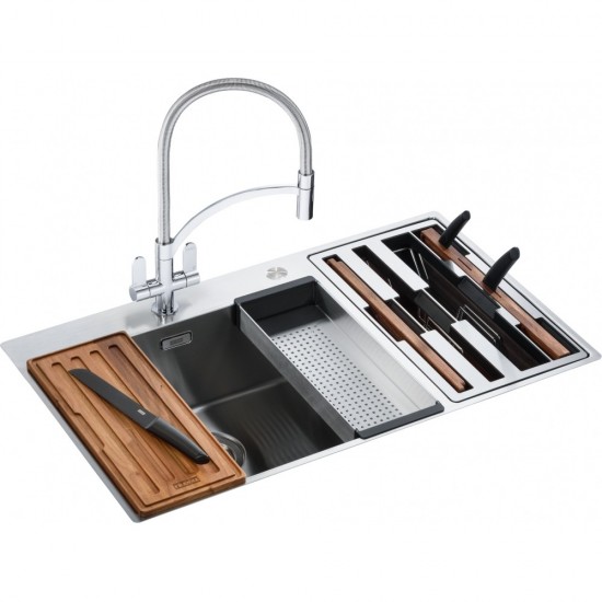 Franke Box Center BWX 220-54-27 Özel Tasarım Inox Evye