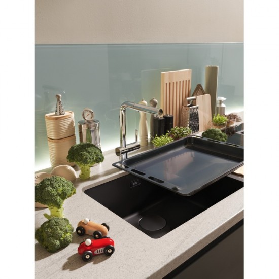 Franke Maris MRG 110-52 Matt Black Granit Evye 