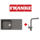 Franke Kampanya Urban UBG 611-100 Granit Stone Grey Evye ve Active Plus Spiralli Stone Grey Armatür