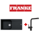 Franke Kampanya Urban UBG 611-100 Granit Nero Evye ve Active Plus Spiralli Nero Armatür