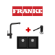 Franke Kampanya Maris MRG 120-35-35 Granit Nero Evye - Active Plus 2.0 Nero Armatür - Active Comfort Sıvı Sabunluk Kampanyası