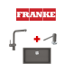 Franke Kampanya Maris MRG 110-72 Granit Stone Grey Evye ve Active Plus Spiralli Stone Grey Armatür ve Sıvı Sabunluk Kampanyası
