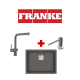 Franke Kampanya Maris MRG 110-52 Granit Stone Grey Evye ve Active Plus Spiralli Stone Grey Armatür ve Sıvı Sabunluk Kampanyası