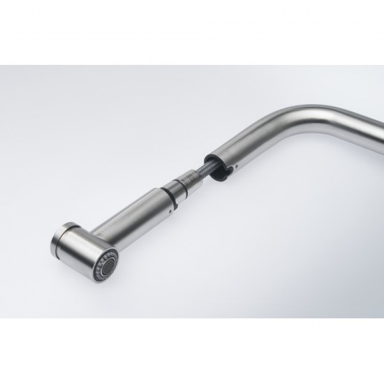 Franke Atlas Neo Duşlama Özellikli Spiralli  Mat Çelik Armatür