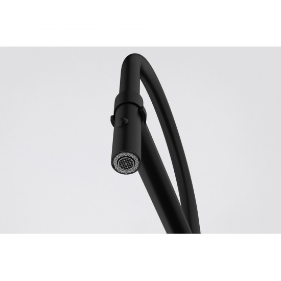 Franke Icon Semi Pro Duşlamalı Spiralli Matt Black Armatür