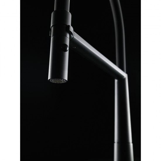 Franke Icon Semi Pro Duşlamalı Spiralli Matt Black Armatür