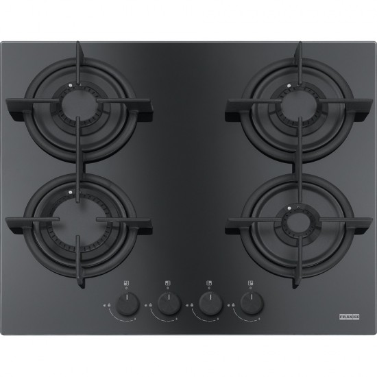 Franke Mythos FHCR 604 4G HE BK C Siyah Ankastre Ocak