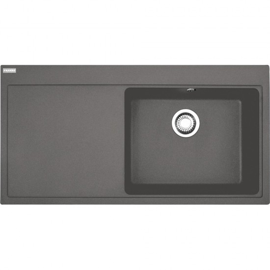 Franke Mythos MTG 611-100 SOL Damlalıklı Stone Grey Granit Evye