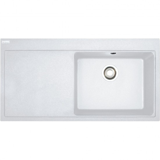 Franke Mythos MTG 611-100 SOL Damlalıklı Bianco Granit Evye