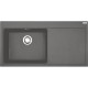 Franke Mythos MTG 611-100 SAĞ Damlalıklı Stone Grey Granit Evye