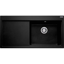 Franke Mythos MTG 611-100 SOL Damlalıklı Nero Granit Evye