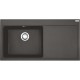 Franke Mythos MTG 611-100 SAĞ Damlalıklı Slate Grey Granit Evye