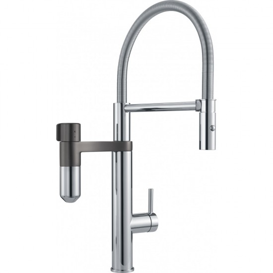 Franke  Vital Kapsül Filtreli Krom/Gun Metal Armatür