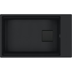 Franke Kubus 2 KNG 110-62 Mat Siyah Granit Evye