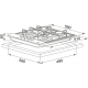 Franke Smart Linear FHNL 604 4G XS E Inox Ankastre Ocak