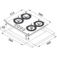 Franke Maris FHMF 604 4G C BK Ankastre Ocak