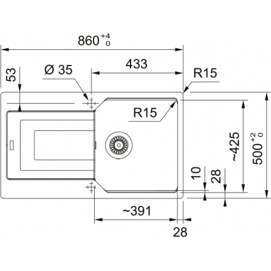 Franke Kampanya Urban UBG 611-86 Nero Eviye ve Active Plus Sprialli Nero Armatür