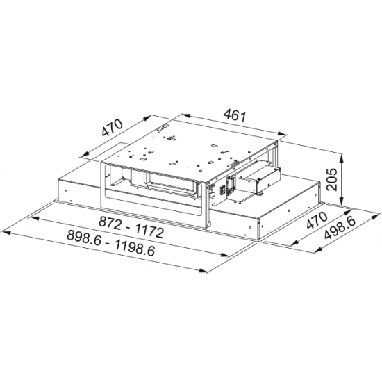 Franke Maris Ceeling FCMA 90 C WHG A+ Beyaz Ada Tipi Davlumbaz