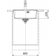 Franke Maris MRG 610-52 TL Matt Black Granit Evye