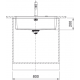 Franke Mythos MYX 110-70  Tezgah Altı Inox Evye