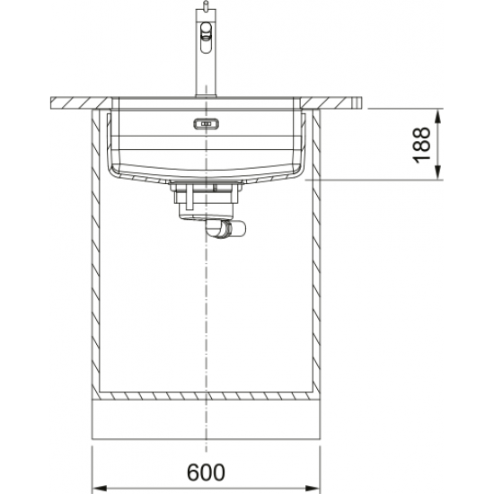 Franke Maris Quiet MQX 110-50 Inox Evye