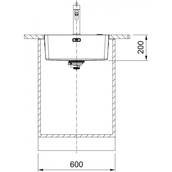 Franke Mythos MYX 210-50 İnox Çelik Evye