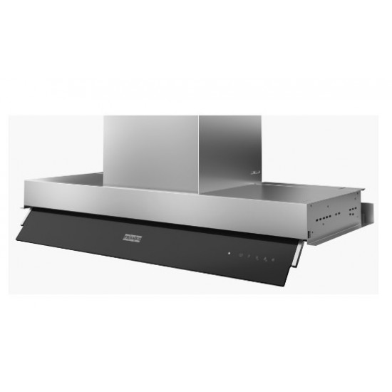 Franke  FMY DRIP-FREE 120 KL Paslanmaz Çelik / Siyah Cam Gömme Davlumbaz