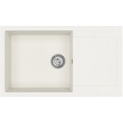 Teka Clivo 60 B-TQ 1B 1D Marble White Tezgah Üstü Evye - 115350006