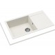 Teka Clivo 60 B-TQ 1B 1D Marble White Tezgah Üstü Evye - 115350006
