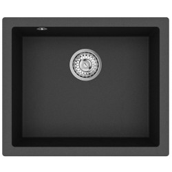 Teka CAVE 49.50 B-TQ Onyx Black Tezgah Altı Evye - 115250000