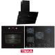 Teka CHEF 10 Kampanyalı 5 Gözlü Ocaklı Cam Ankastre Set