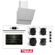 Teka CHEF 8 Beyaz Cam Kampanyalı Ankastre Set