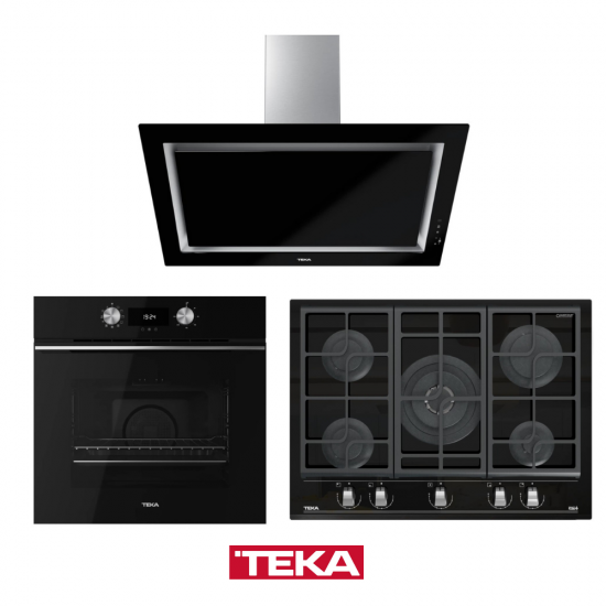 Teka Urban 70 Siyah Ankastre Set