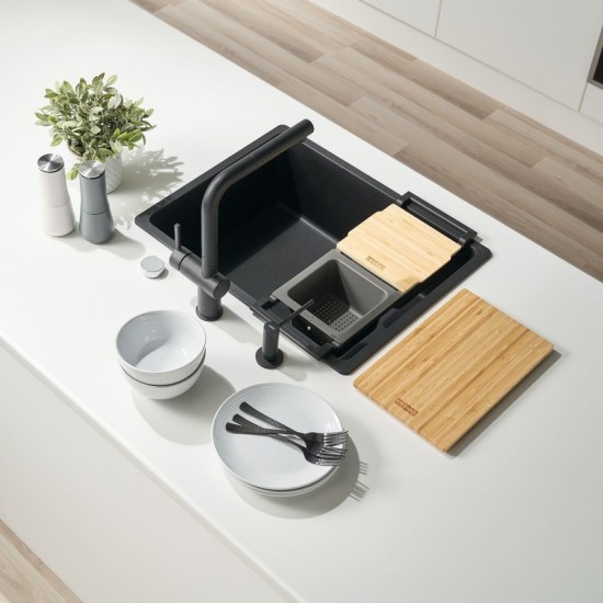 All-In Set İle Uyumlu Bambu Kase Kapağı 