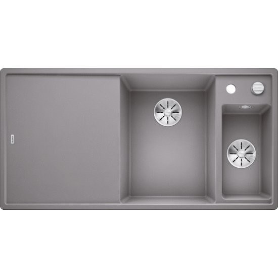 Blanco AXIA 3 Tezgah Üstü Alumetalik Granit Eviye LİNUS S Spiralli Alumetalik Armatür Kampanyası