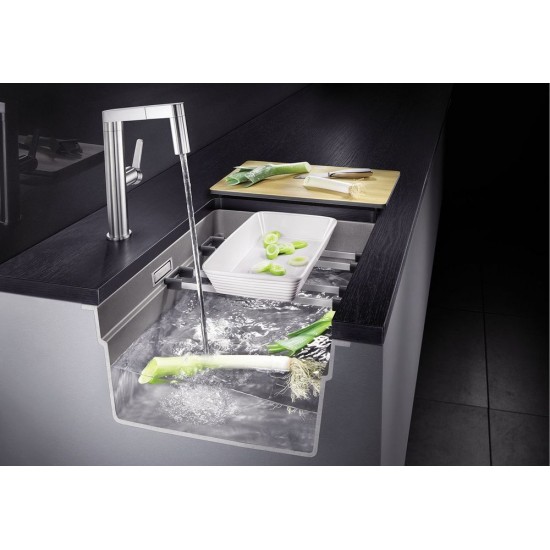 Blanco Etagon 500 U Tezgah Altı Tek Hazneli Damlalıksız Granit Kahve  Evye - 522236