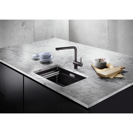 Blanco Etagon 500 U Tezgah Altı Tek Hazneli Damlalıksız Granit Kaya Gri Evye - 522228