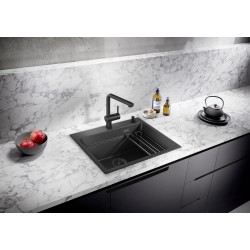 Blanco Etagon 6 Tezgah Üstü 1 Gözlü Damlalıksız Kahve Granit Evye - 524548