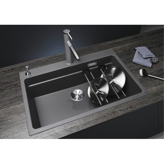 Blanco Etagon 8 Tezgah Üstü 1 Gözlü Antrasit Granit Evye - 525187