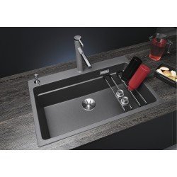 Blanco Etagon 8 Tezgah Üstü 1 Gözlü Volcano Gri Granit Evye - 527262