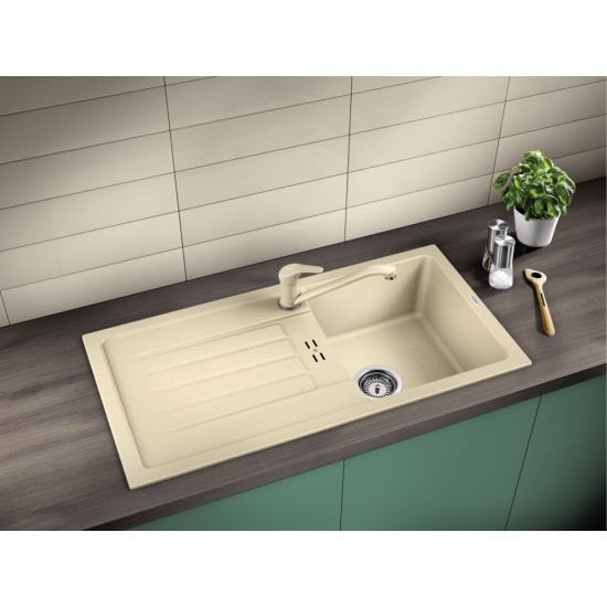 Blanco Favum  45 S Tezgah Üstü 1 Gözlü Granit Antrasit Evye  - 524227