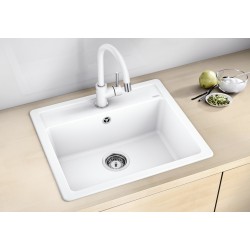 Blanco Legra 6 Tezgah Üstü 1 Gözlü Damlalıksız Granit Kahve Evye - 523337