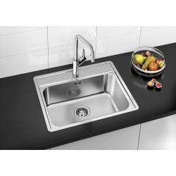 Blanco Lemis 6 IF  Tezgah Üstü / Tezgaha Sıfır  Damlaıksız Paslanmaz Çelik Evye - 525108