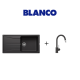 Blanco SONA 6 S XL Tezgah Üstü Antrasit Granit Eviye + Mida S Sprialli Antrasit Armatür