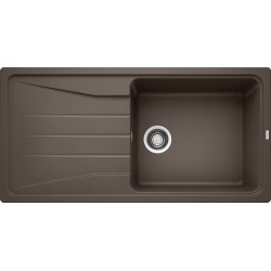 Blanco Sona XL 6 S Tezgah Üstü 1 Gözlü Her iki Yöne Kullanılabilir Kahve Granit Evye - 519697