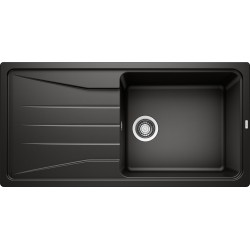 Blanco Sona XL 6 S Tezgah Üstü 1 Gözlü Heriki yöne kullanılabilir Siyah Granit Evye - 525977