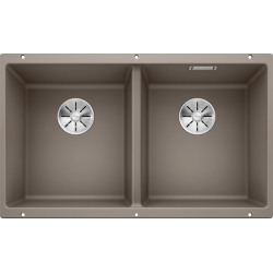 Blanco Subline 350 / 350 U Tezgah Altı 2 Gözlü Damlalıksız Tartufo Granit Evye - 523581