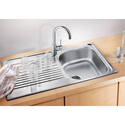 Blanco Tip 45 S Tezgah Üstü Her İki Yöne Kullanılabilir Paslanmaz Çelik Evye - 511942